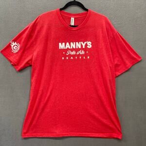 Georgetown Brewery Seattle T Shirt Mens 2X Red Mannys Pale Ale Beer PNW